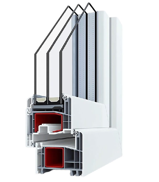 Salamander proEvolution 72 plastikiniai langai