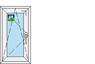 500x950 rankena dešinėje