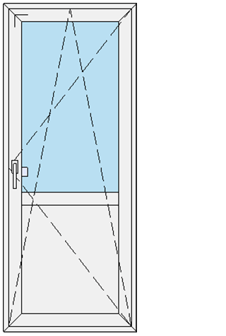 900x2300 rankena kaireje