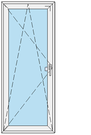 850x2350 rankena dešinėje