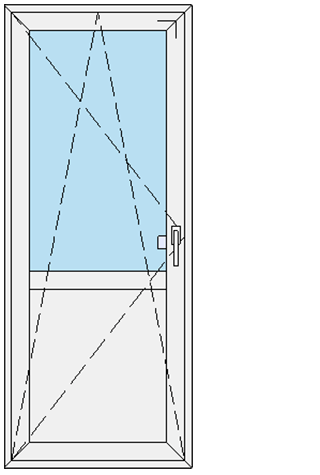 900x2300 rankena dešinėje